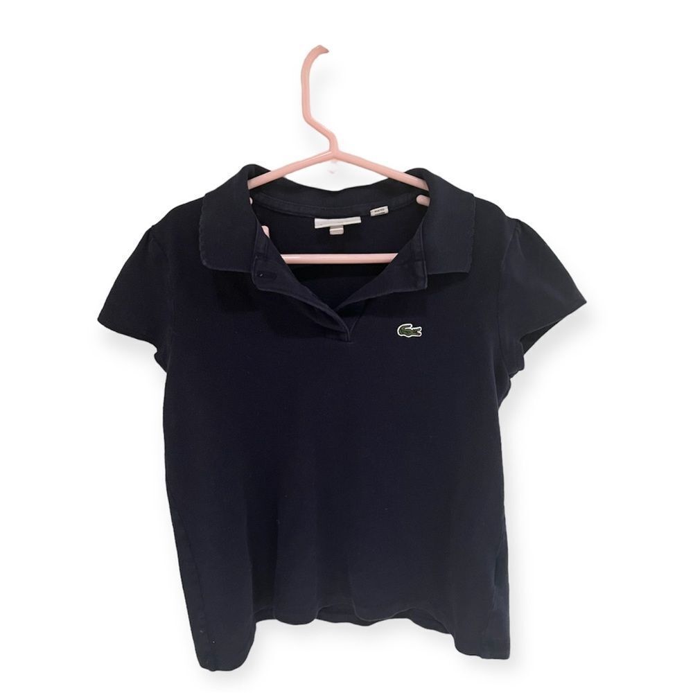 Bundle of Two Lacoste Girls Classic Short Sleeve Piqué Polo Shirt, 10Y